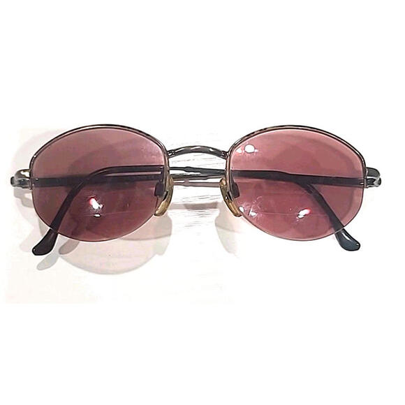 Emporio Armani 080 1021 No Lenses Small Brown Oval Eyeglasses Frame 49-21 135 - Picture 8 of 8